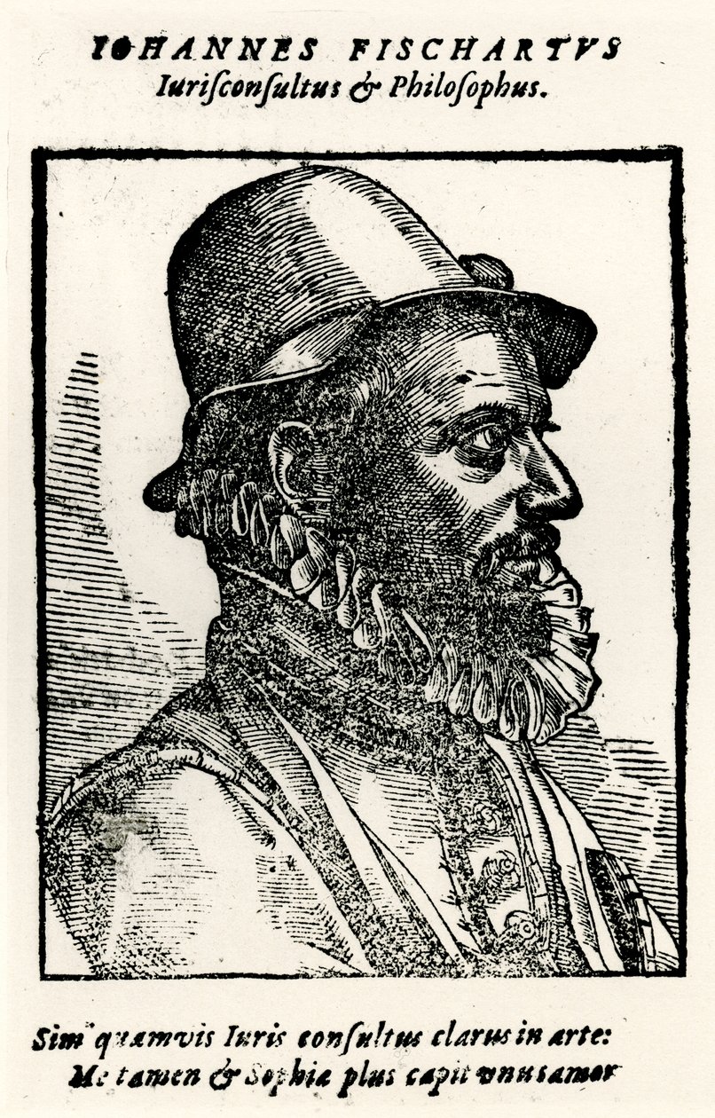 Johann Fischart, 1884-90 (valokuva) tekijältä German School