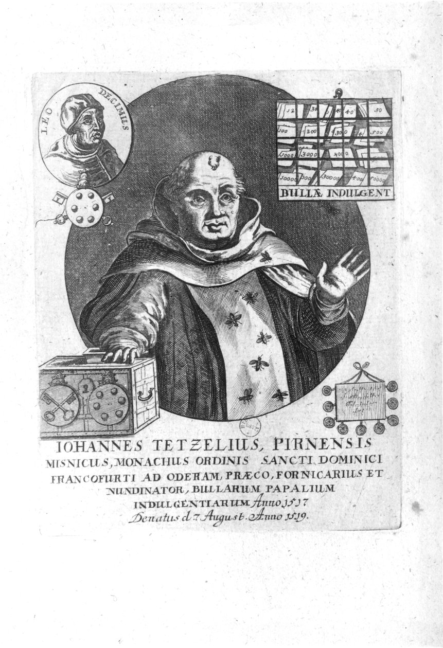 Johann Tetzel (1465-1519) tekijältä German School