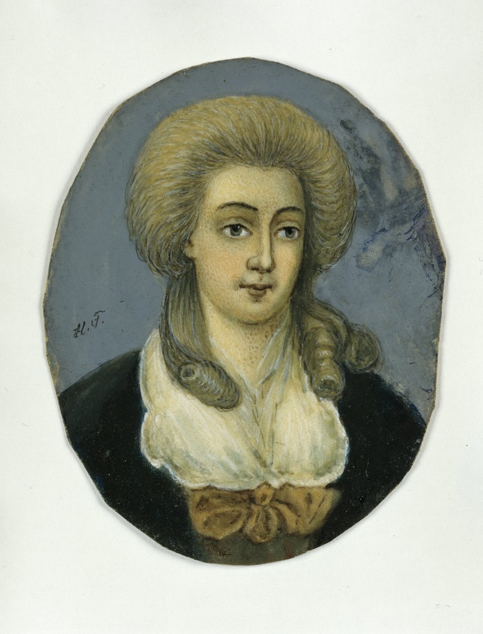 Johanna Elisabeth Mencken (pastelli paperille) tekijältä German School