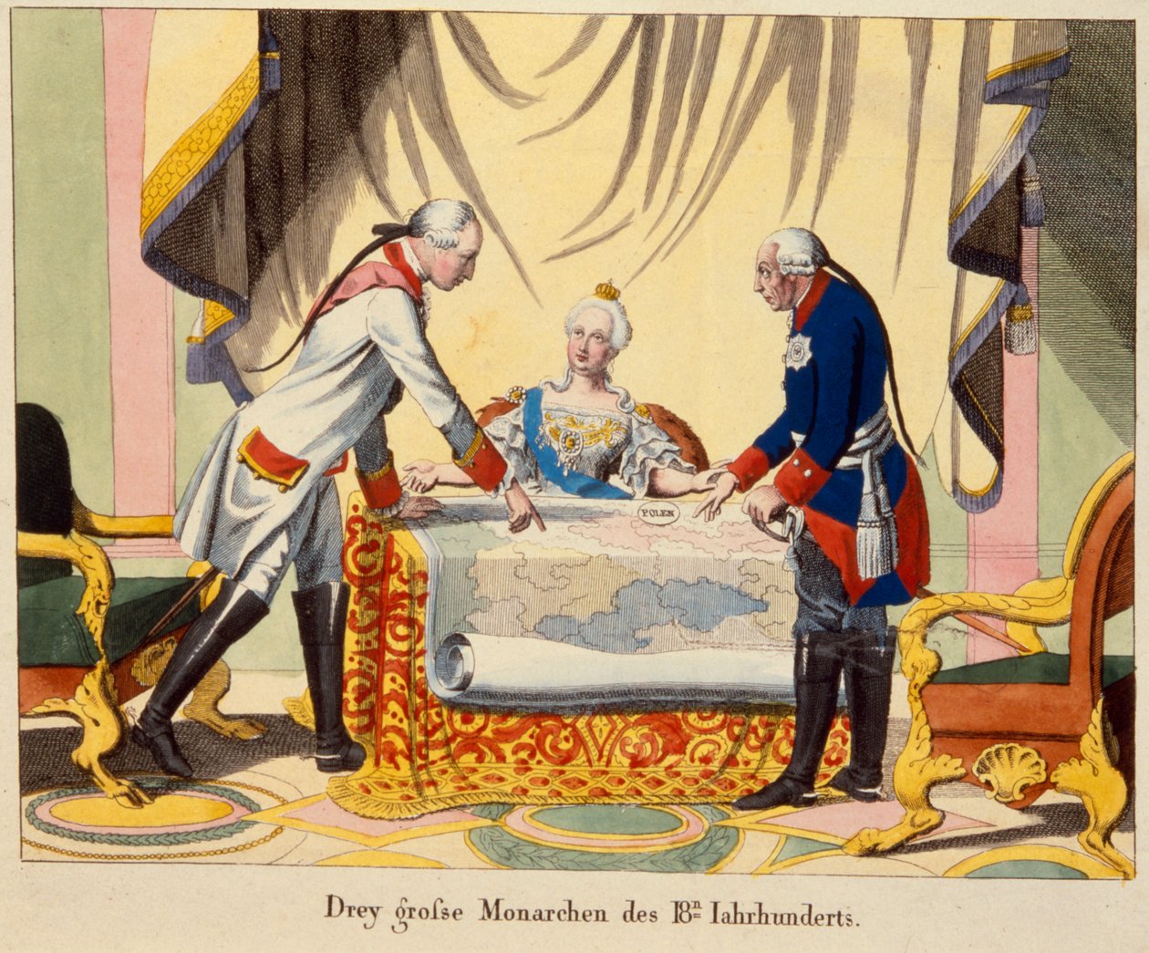 Joosef II, Katariina Suuri ja Frederick II tekijältä German School