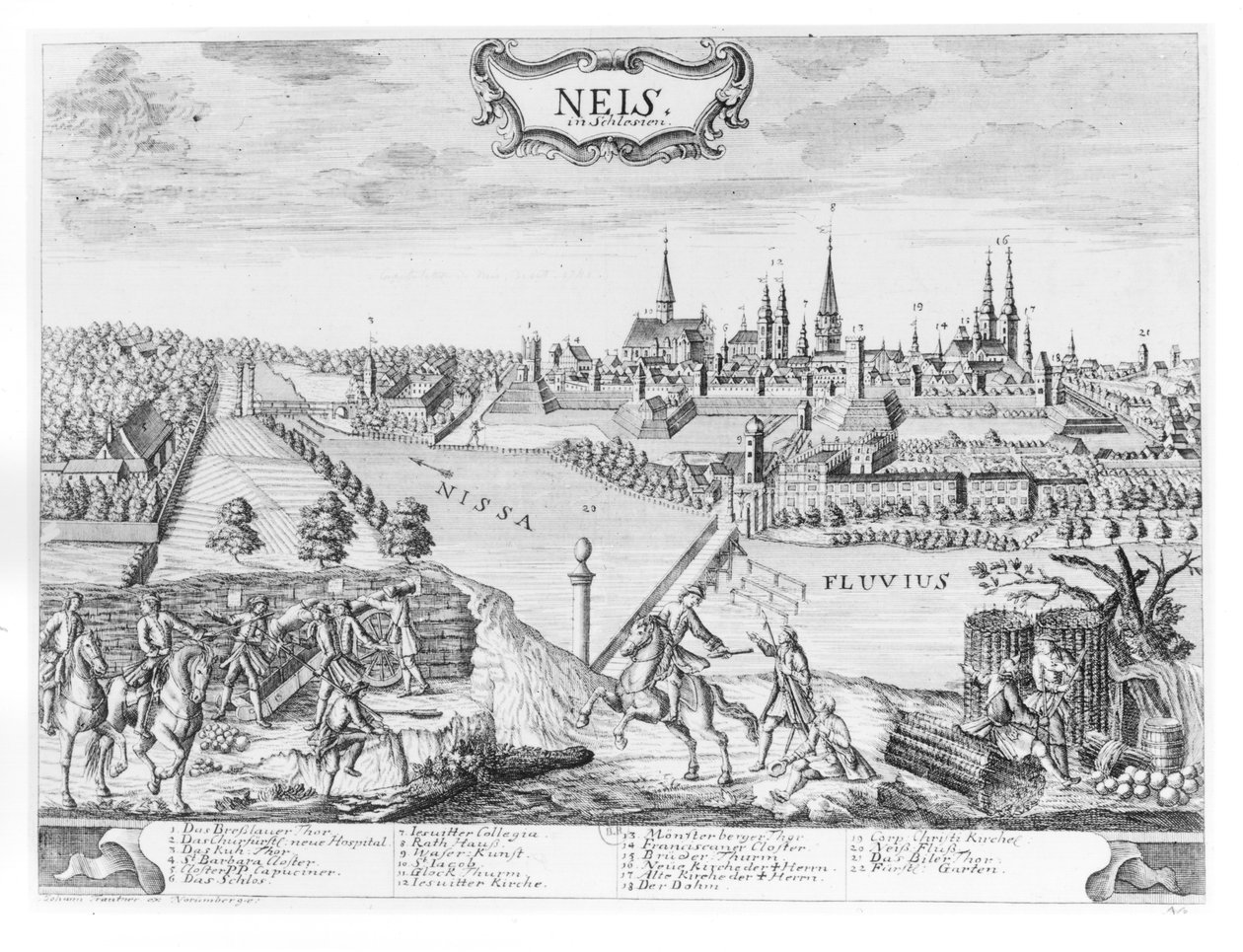Preussin kuningas Frederick II (1712-86) hyökkäsi Sleesiaan ja valloitti Neisin lokakuussa 1741 tekijältä German School