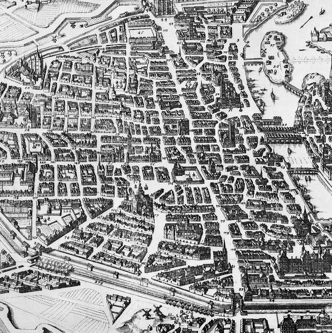 Pariisin kartta, 1620 (yksityiskohta 285193) tekijältä German School