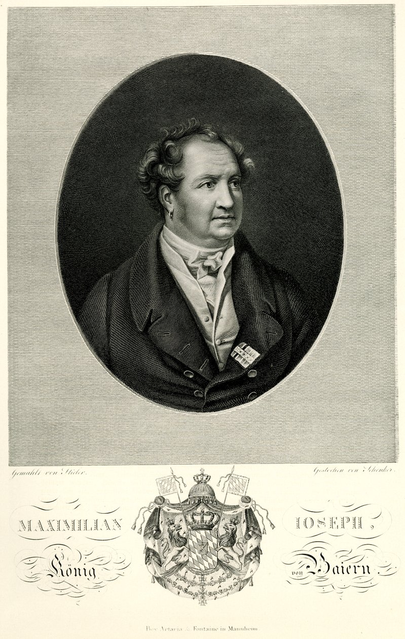 Maximilian I. Joseph (Bayern), 1884-90 (valokuvakopio). tekijältä German School