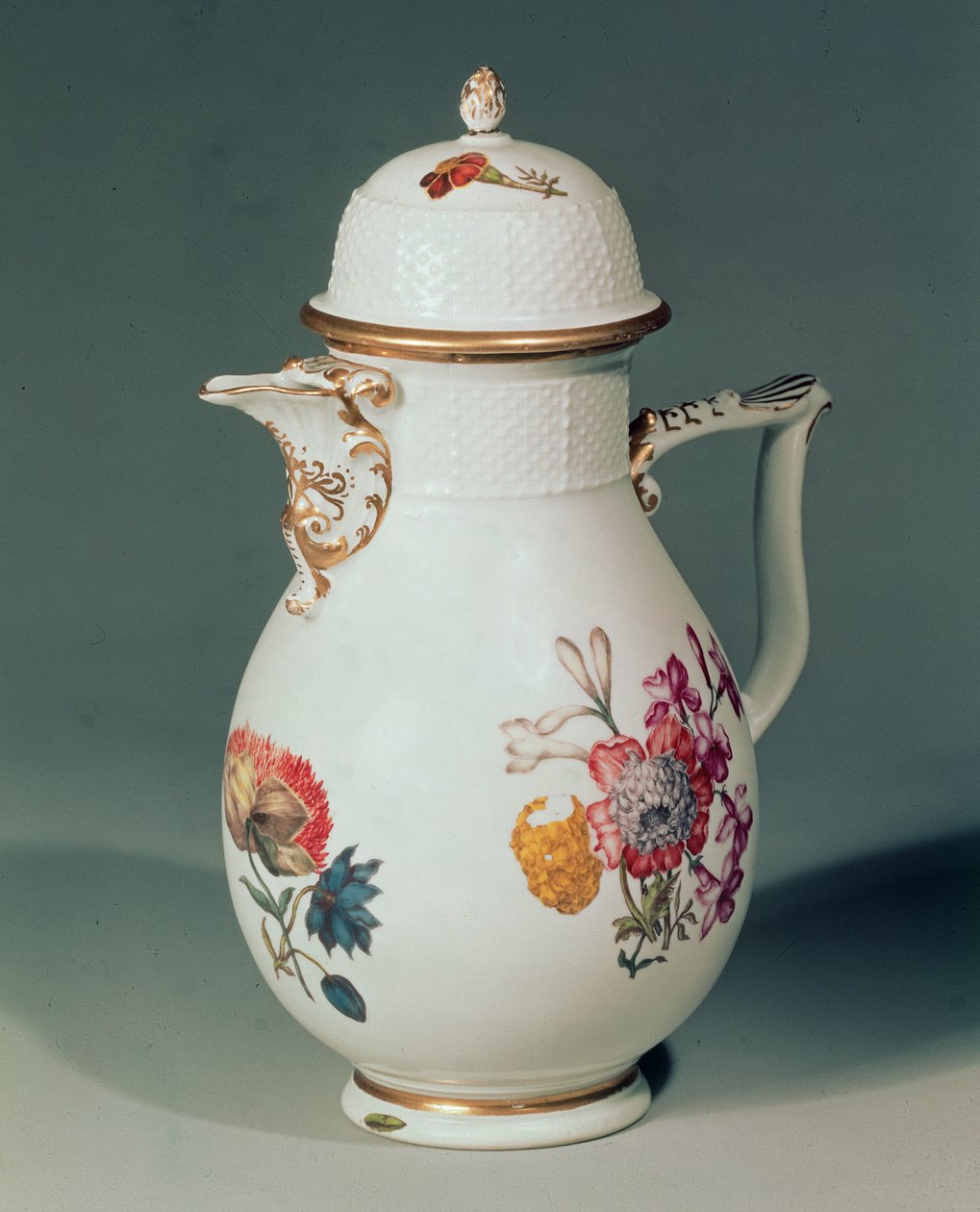 Meissenin kahvipannu, n.1740-50 (posliini) tekijältä German School