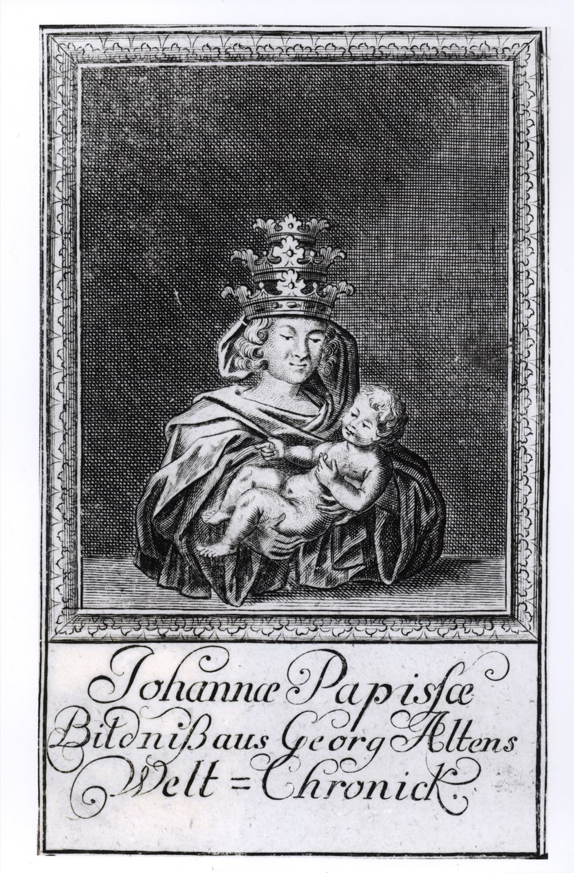 Paavi Johanna (Johanna) lapsensa kanssa tekijältä German School