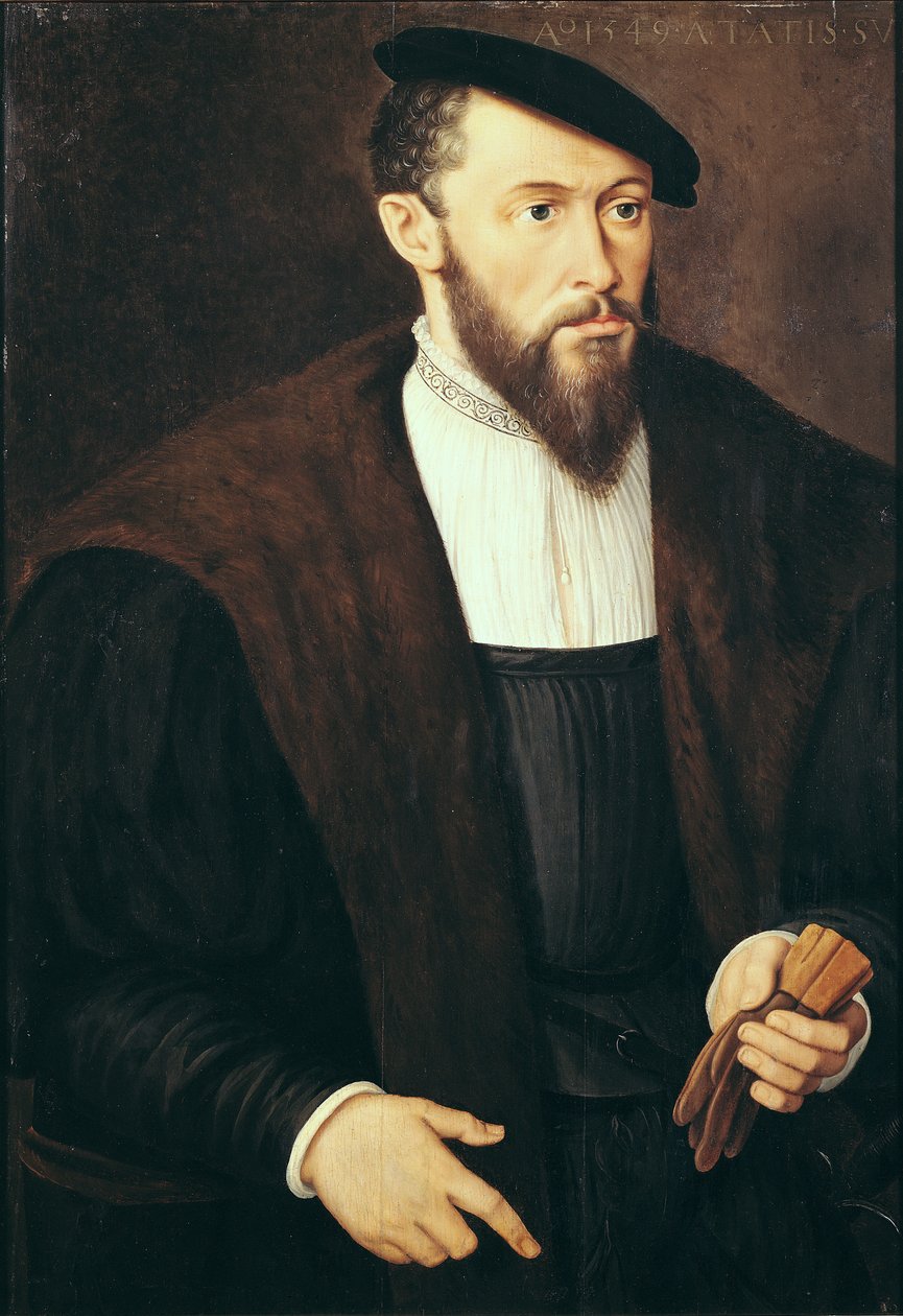 Miehen muotokuva, 1549 tekijältä German School