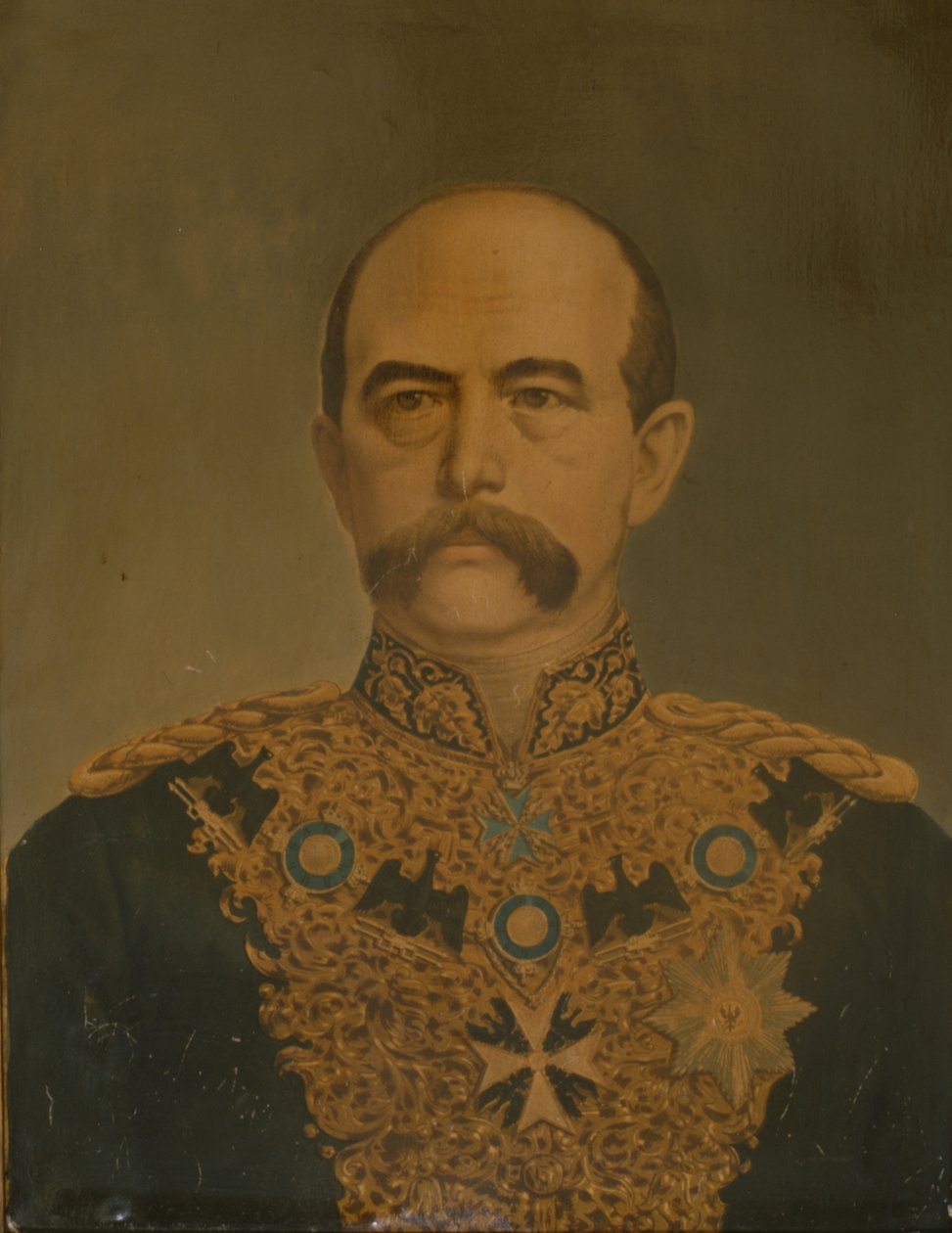 Prinssi Otto von Bismarck diplomaatin univormussa, n. 1865 tekijältä German School