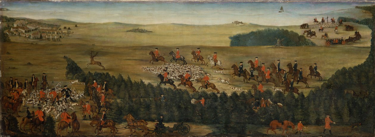 Polttarien metsästys Preussin Frederick William I:n kanssa tekijältä German School