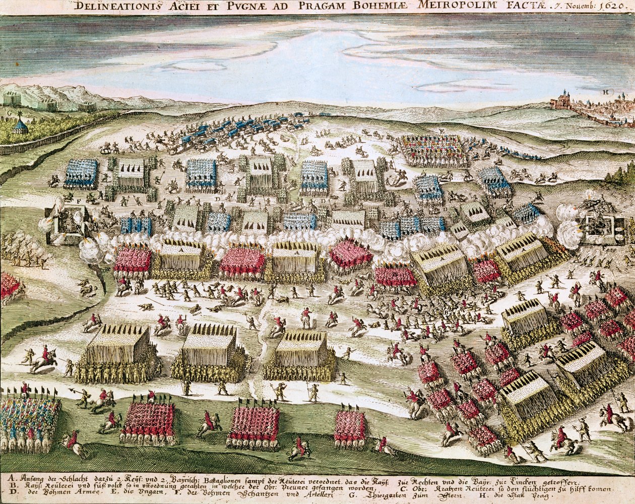 White Mountainin taistelu (Weissen Berg), 8. marraskuuta 1620 tekijältä German School