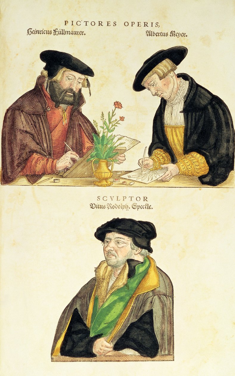 Leonard Fuchsin De Historia Stirpiumin kuvittajat, 1542 tekijältä German School