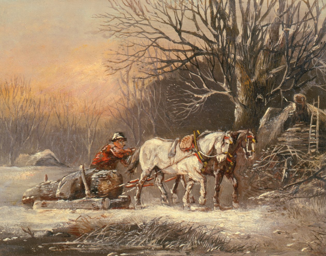 Puureki talvella, 1800-luku tekijältä German School