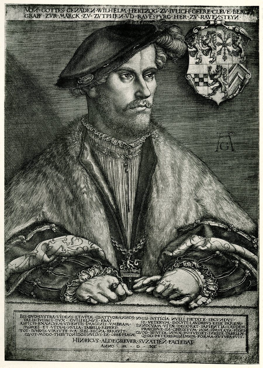 Wilhelm IV (1516-92) Julich-Kleve-Bergin herttua, 1540 (valokuva) tekijältä German School