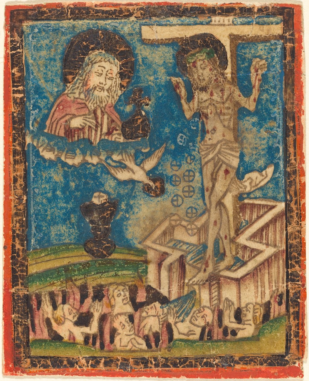Eukaristian allegoria tekijältä German 15th Century