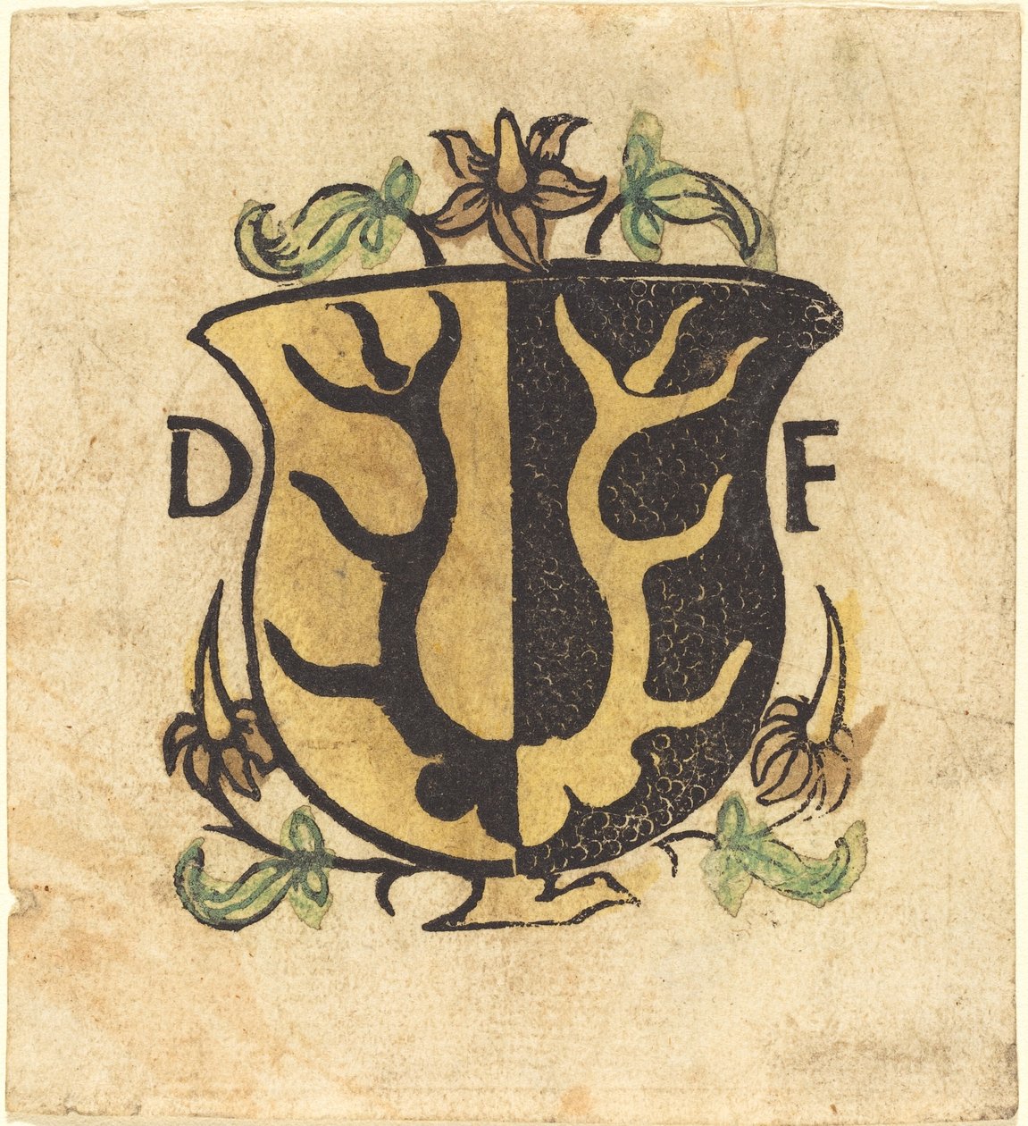Dominicus Frauenfelderin kirjakilpi tekijältä German 15th Century