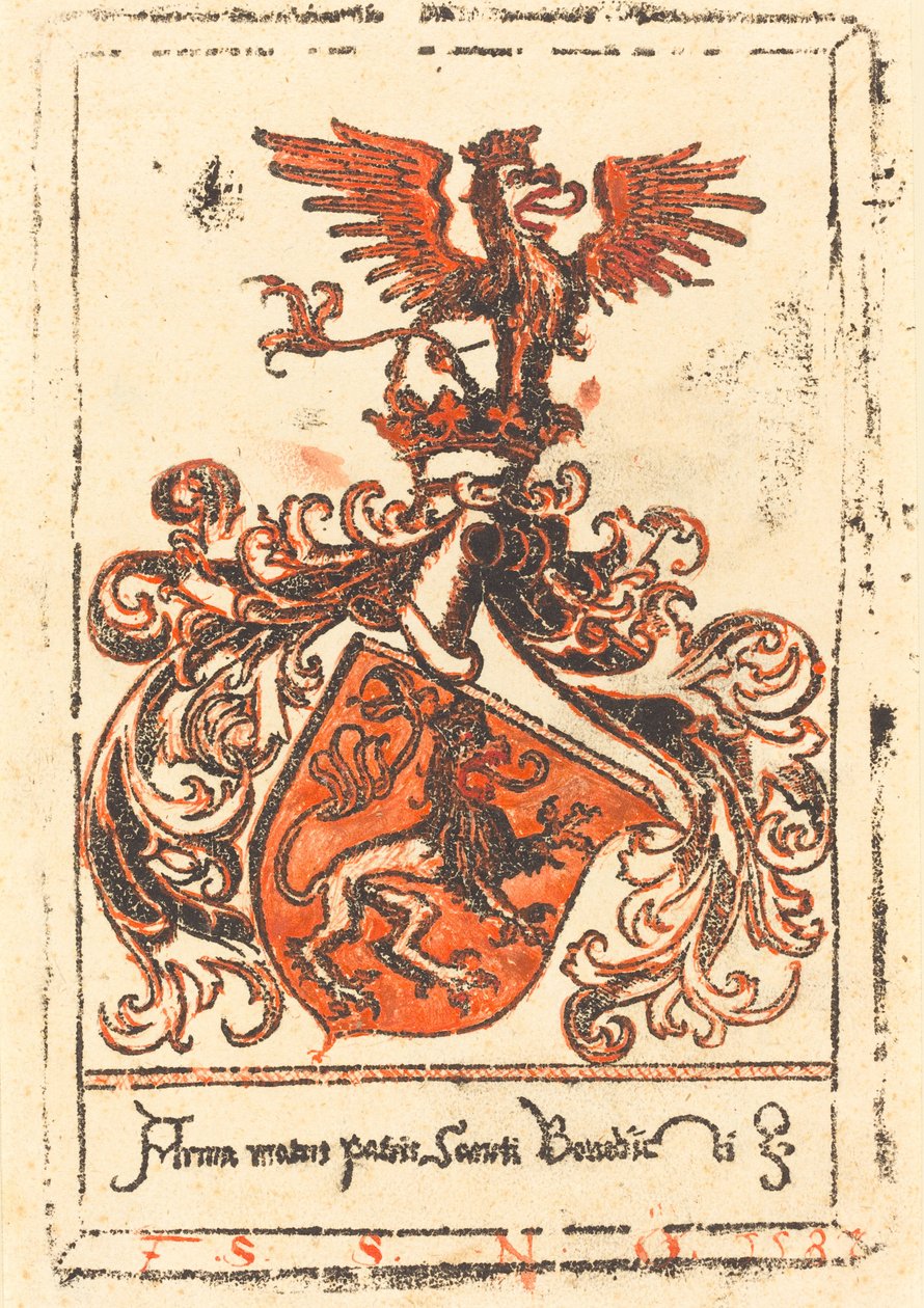 Ottobeurenin luostarin kirjakilpi tekijältä German 15th Century