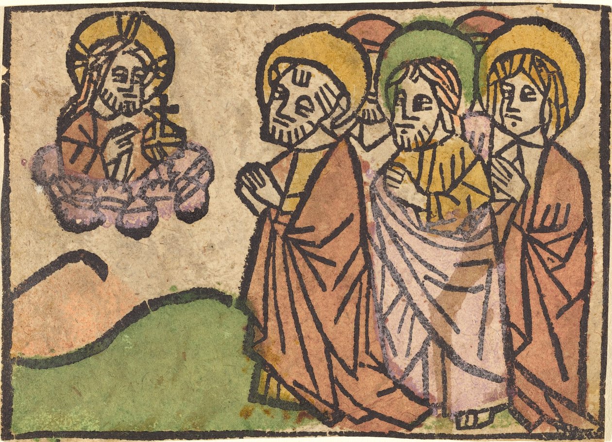 Kristus ilmestyy apostoleille tekijältä German 15th Century