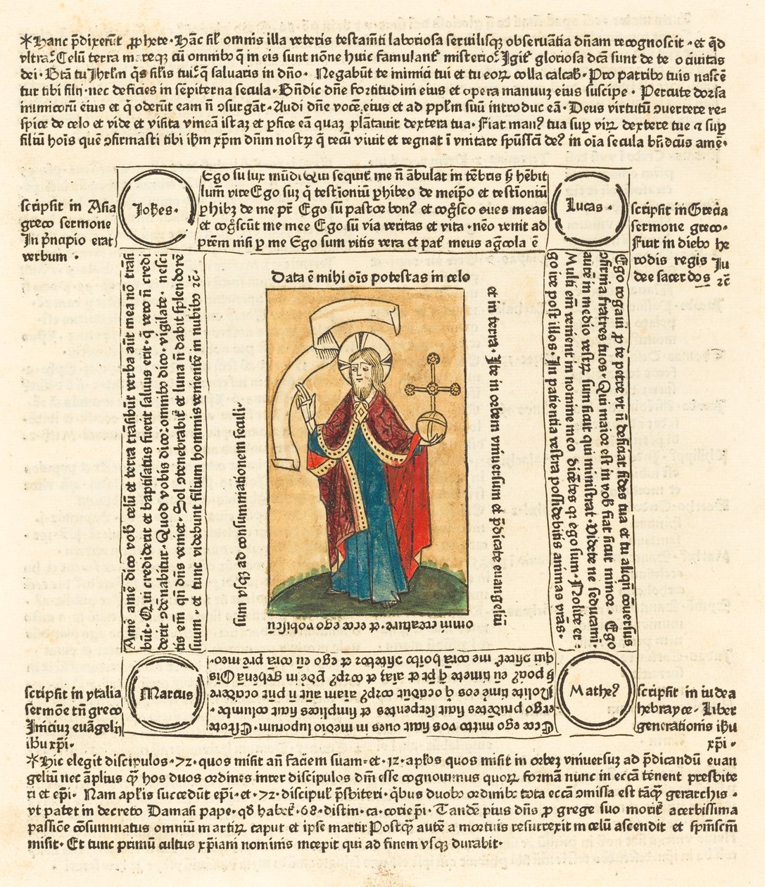 Ennen Kristusta meitä Salvatore tekijältä German 15th Century