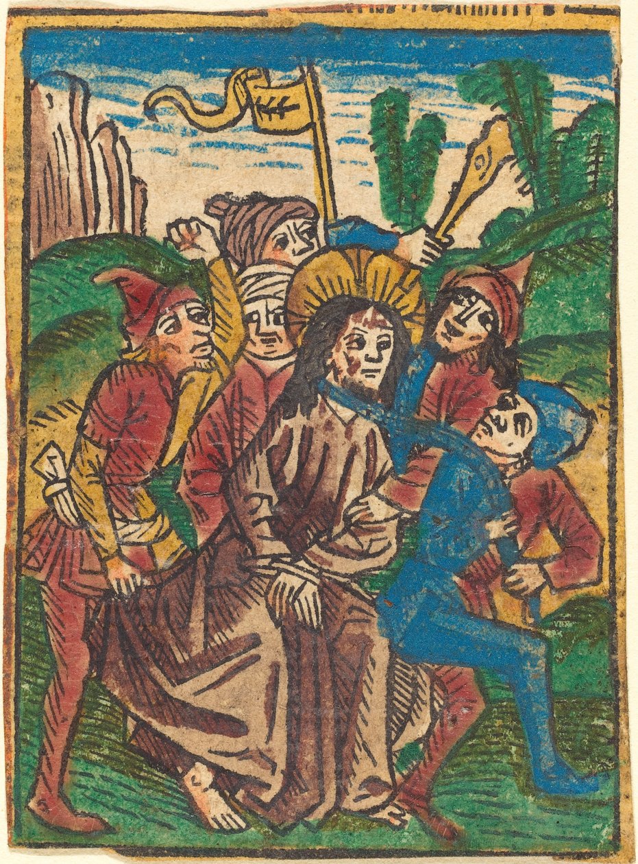 Kristus johdattaa vankilaan tekijältä German 15th Century