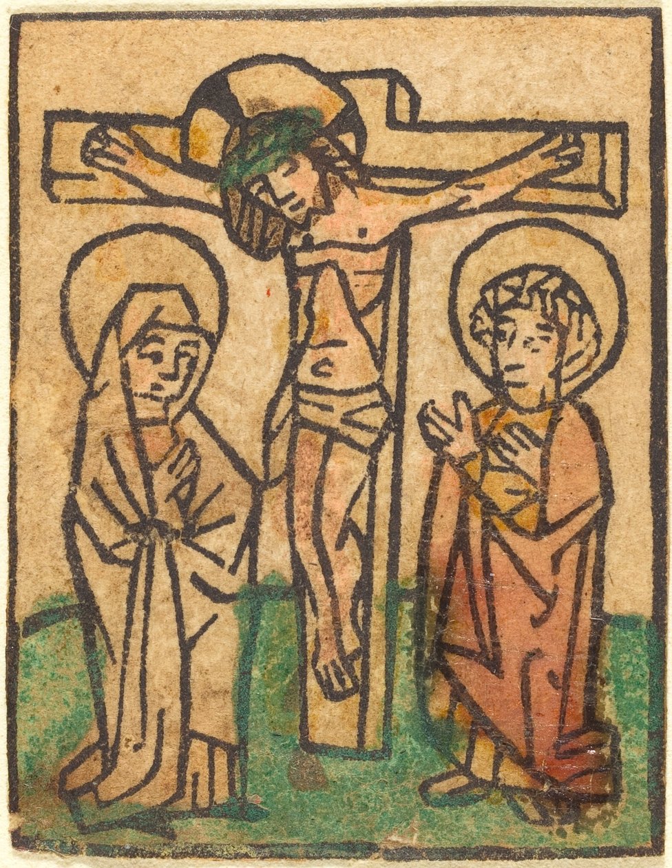 Kristus ristillä tekijältä German 15th Century
