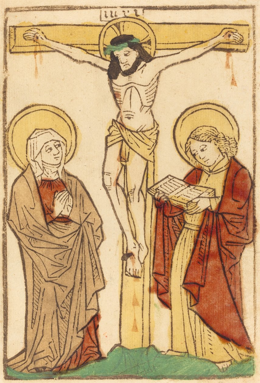 Kristus ristillä tekijältä German 15th Century