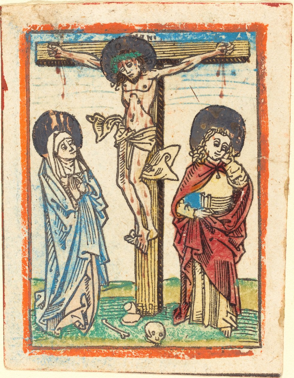 Kristus ristillä tekijältä German 15th Century