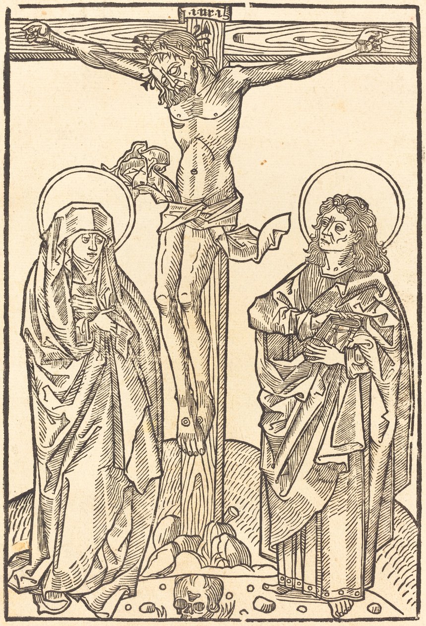 Kristus ristillä tekijältä German 15th Century