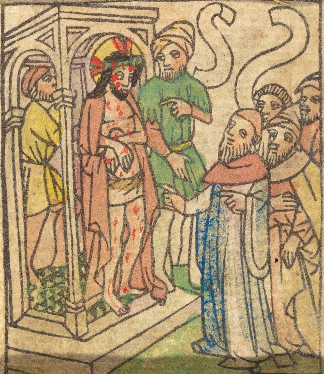Ecce Homo [käänteinen] tekijältä German 15th Century