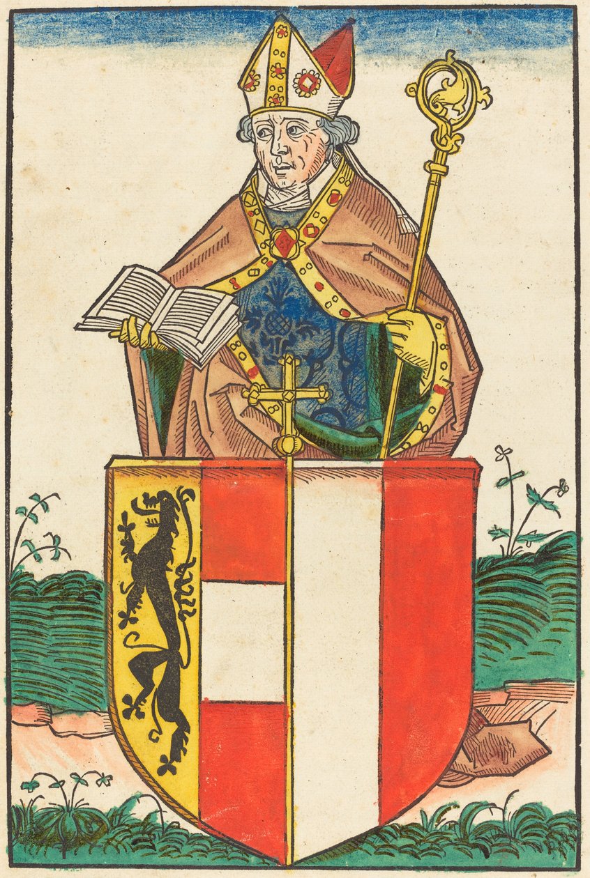 Friedrich Schaumbergin kreivi - Salzburgin piispa tekijältä German 15th Century