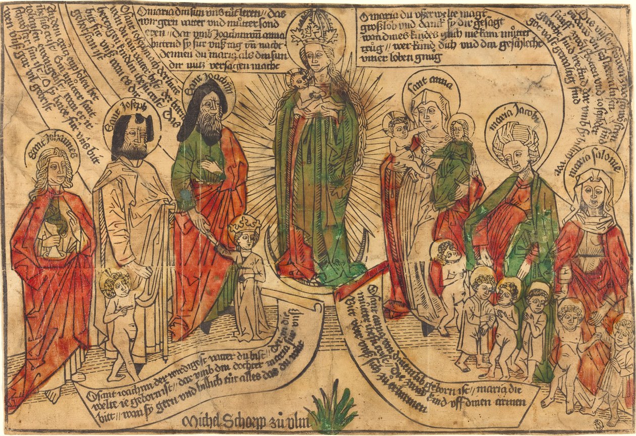 Pyhä sukulaisuus tekijältä German 15th Century