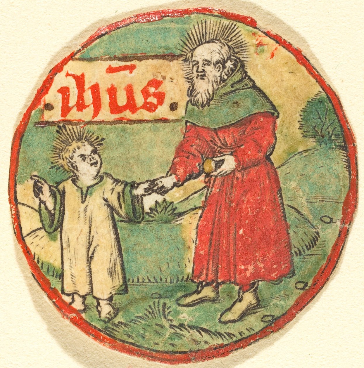 Joosef ja Kristus-lapsi tekijältä German 15th Century