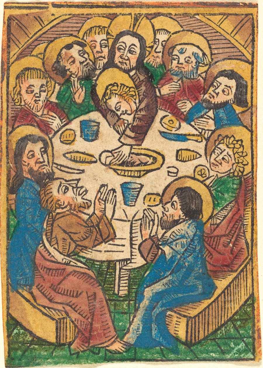 Viimeinen ehtoollinen tekijältä German 15th Century