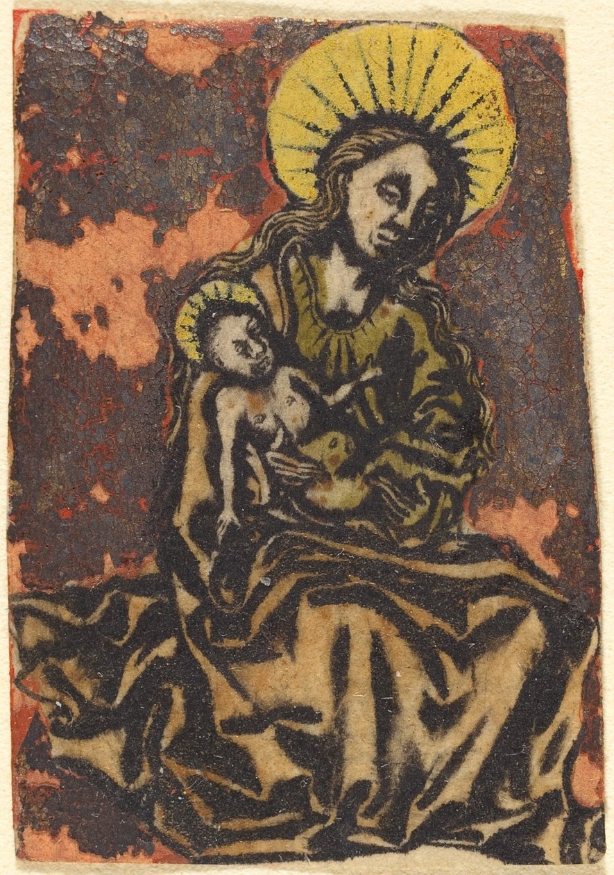 Madonna ja lapsi tekijältä German 15th Century