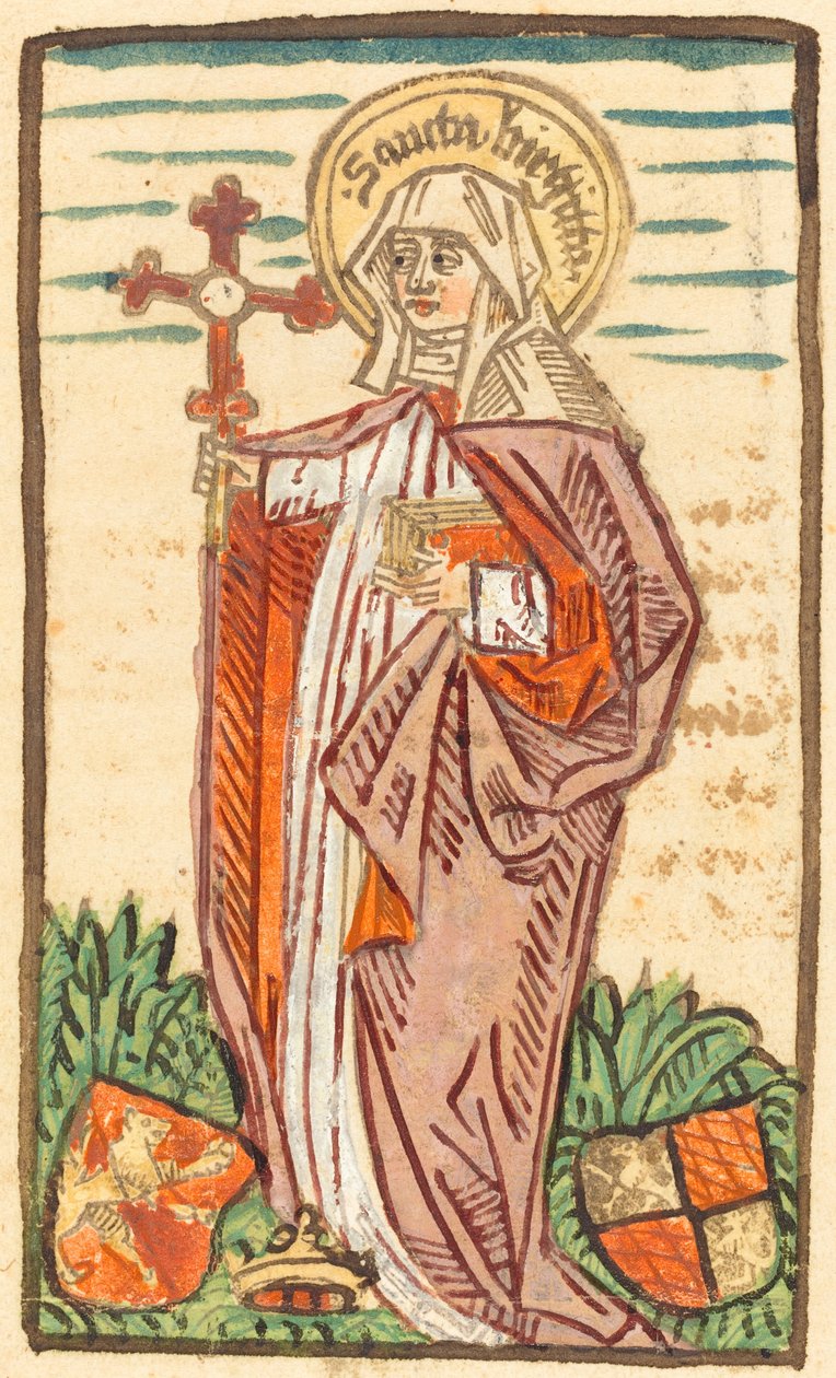 Pyhä Birgitta tekijältä German 15th Century