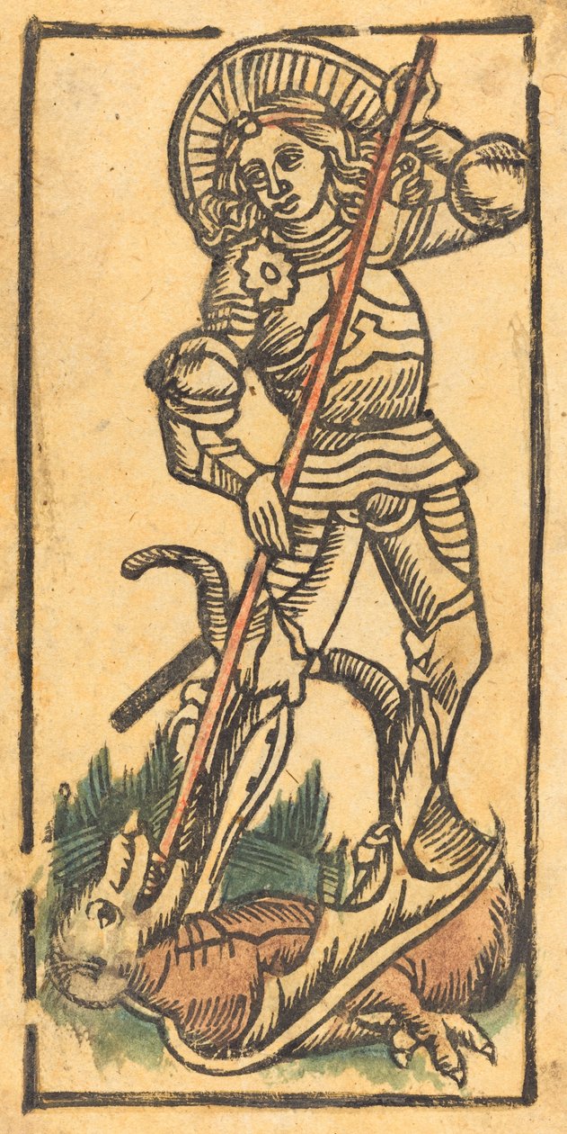 Pyhä Yrjö tekijältä German 15th Century