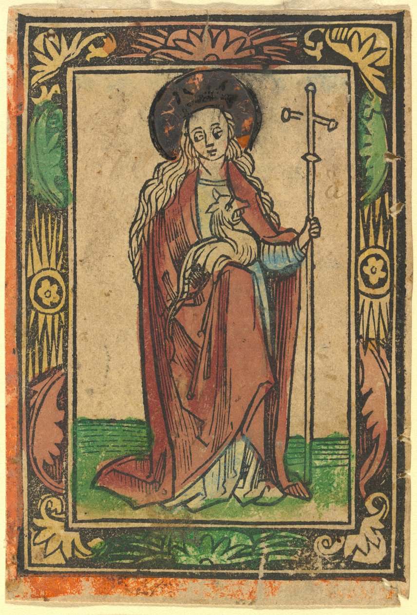 Pyhä Margaret tekijältä German 15th Century