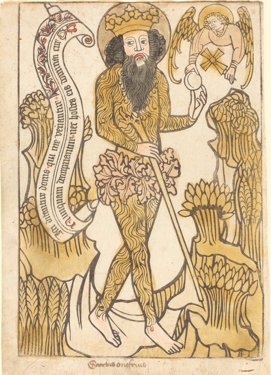 Pyhä Onufrius tekijältä German 15th Century