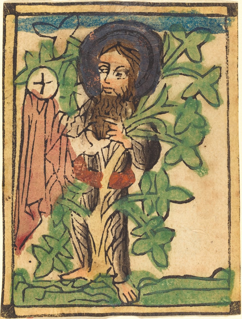 Pyhä Onufrius tekijältä German 15th Century