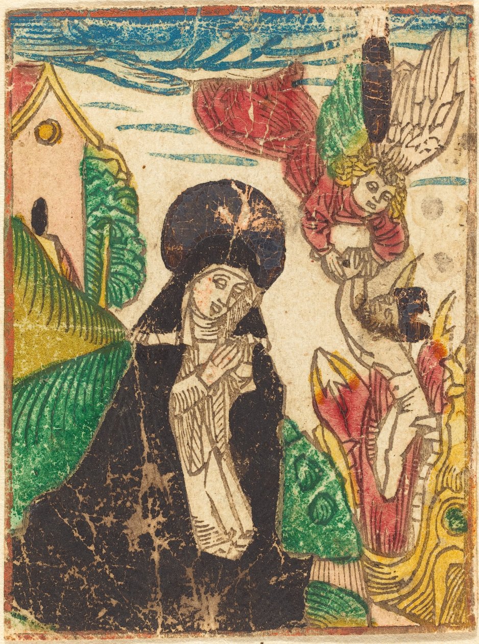 Saint Ottilia tekijältä German 15th Century