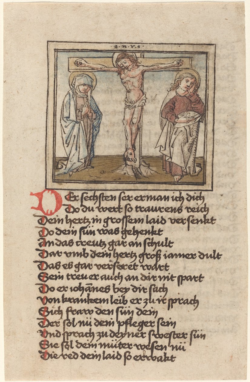 Ristiinnaulitseminen tekijältä German 15th Century