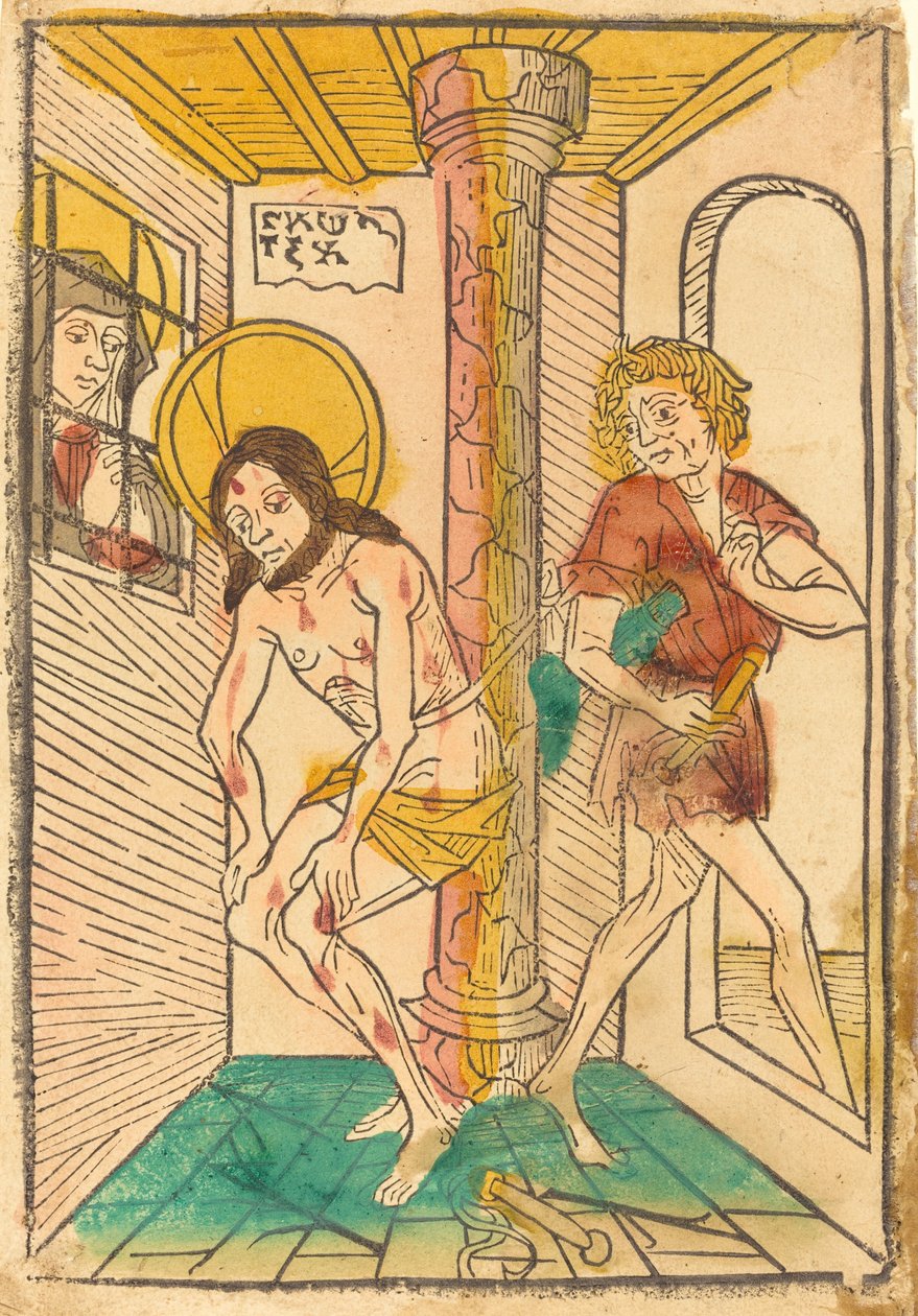 Liputus Marian läsnäollessa tekijältä German 15th Century