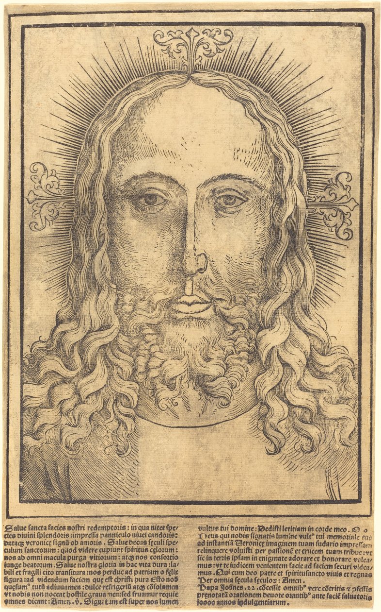 Kristuksen Pää tekijältä German 15th Century