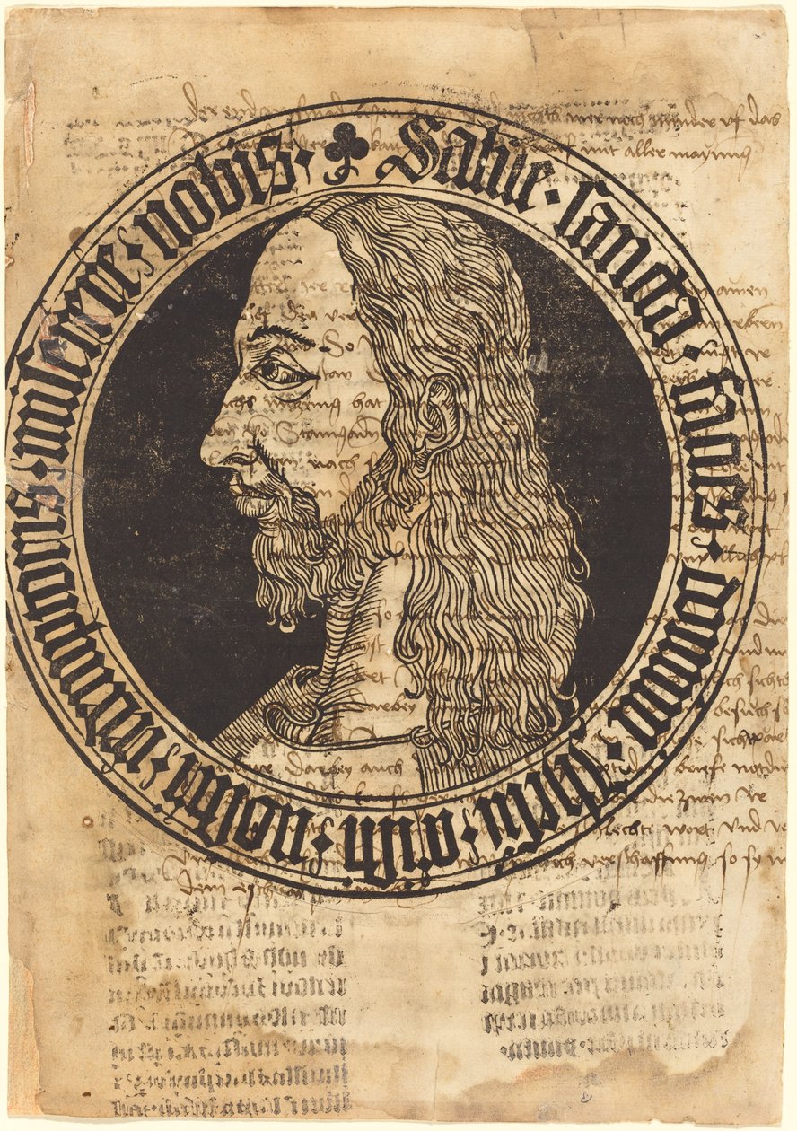 Kristuksen Pää tekijältä German 15th Century