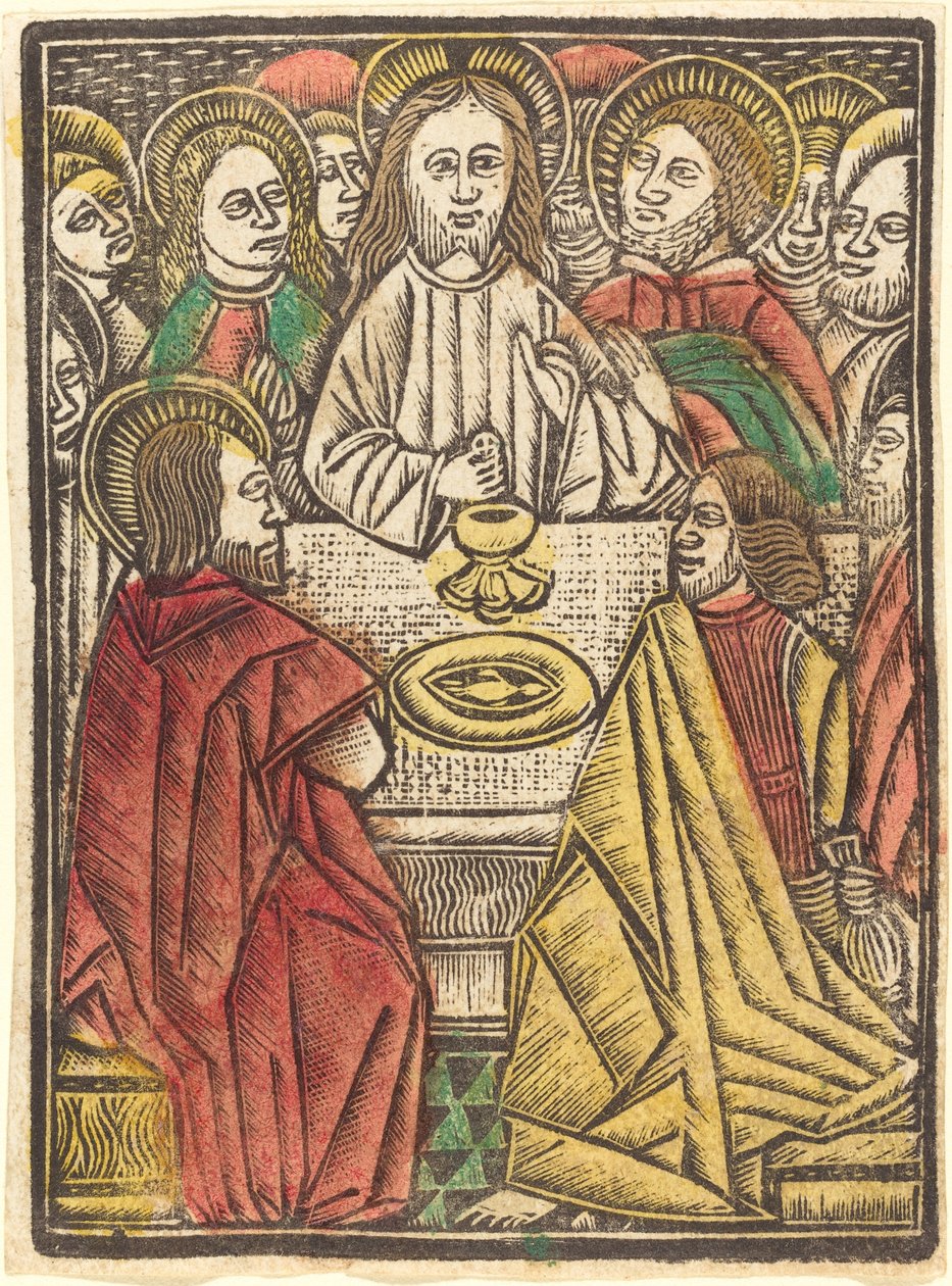 Viimeinen ehtoollinen tekijältä German 15th Century