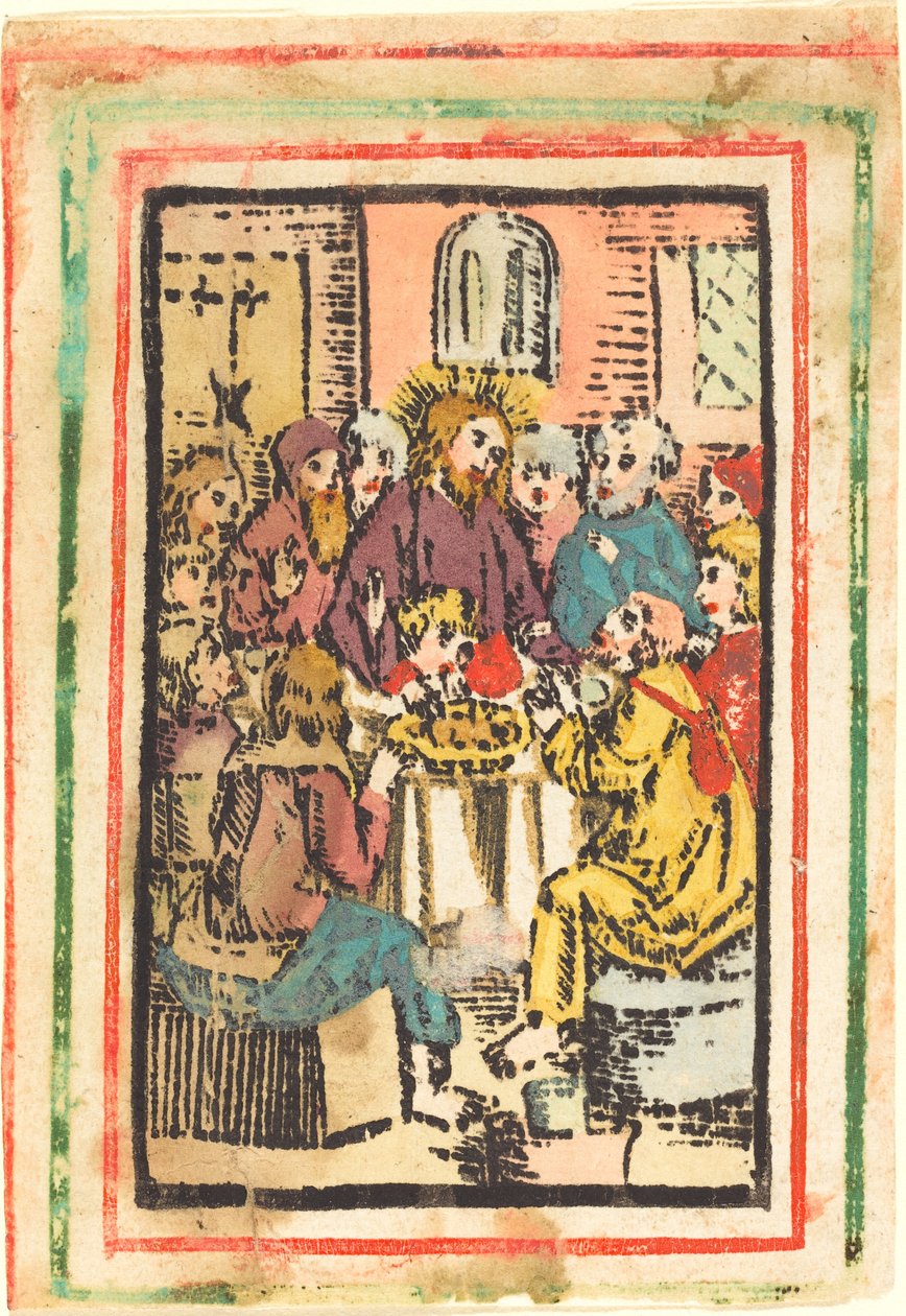 Viimeinen ehtoollinen tekijältä German 15th Century