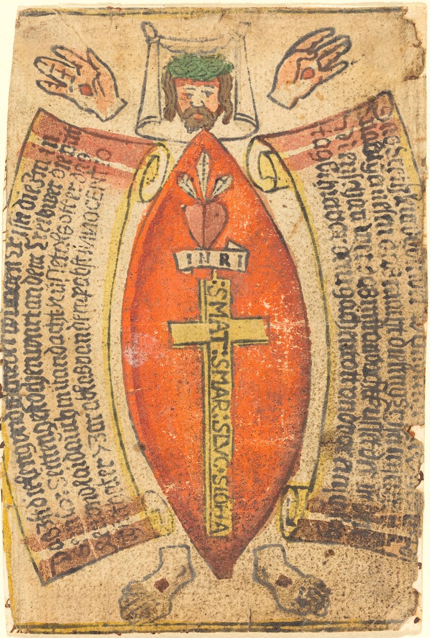 Sivuhaavan ja Kristuksen ruumiin mitta tekijältä German 15th Century