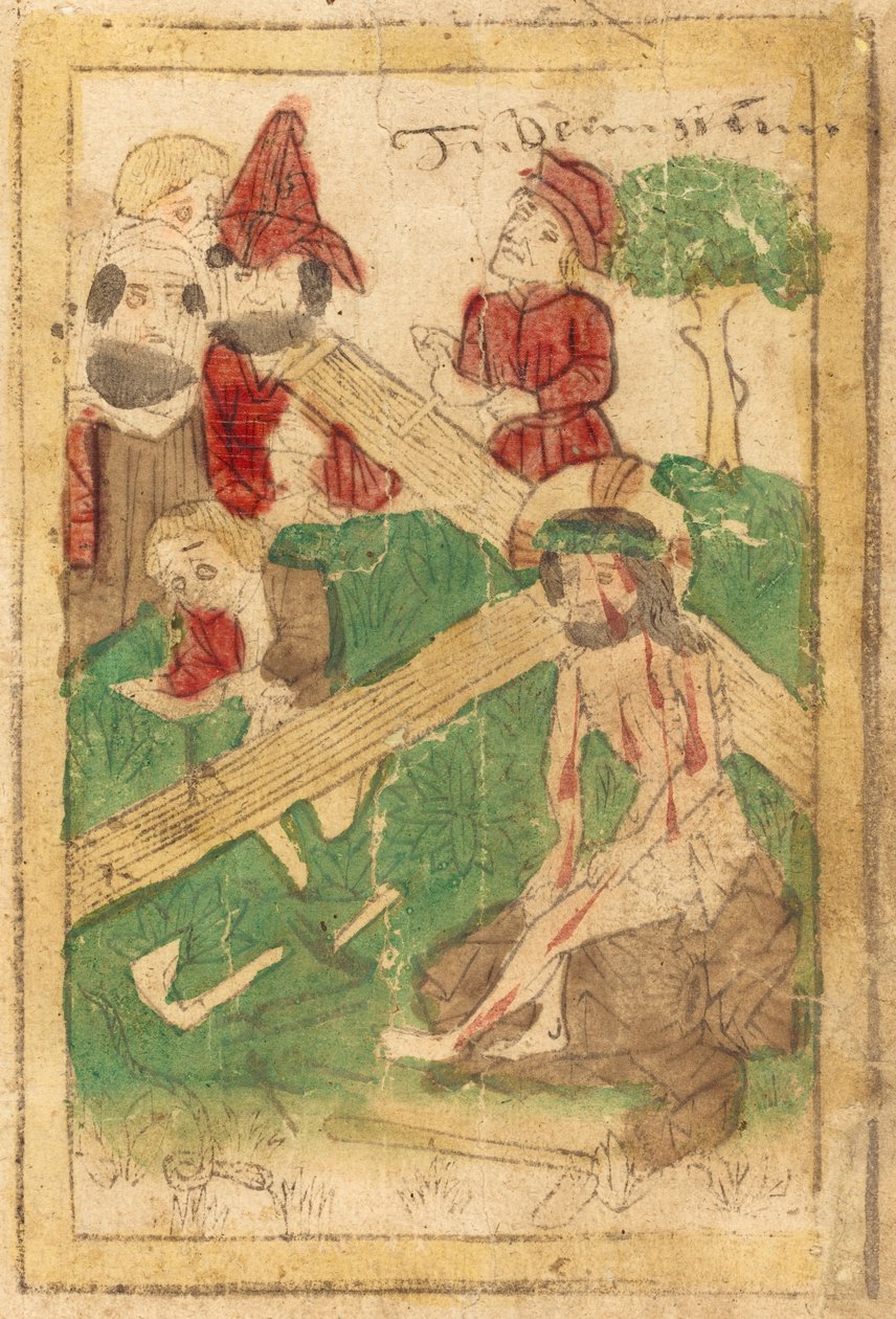 Valmistautuminen ristiinnaulitsemiseen tekijältä German 15th Century