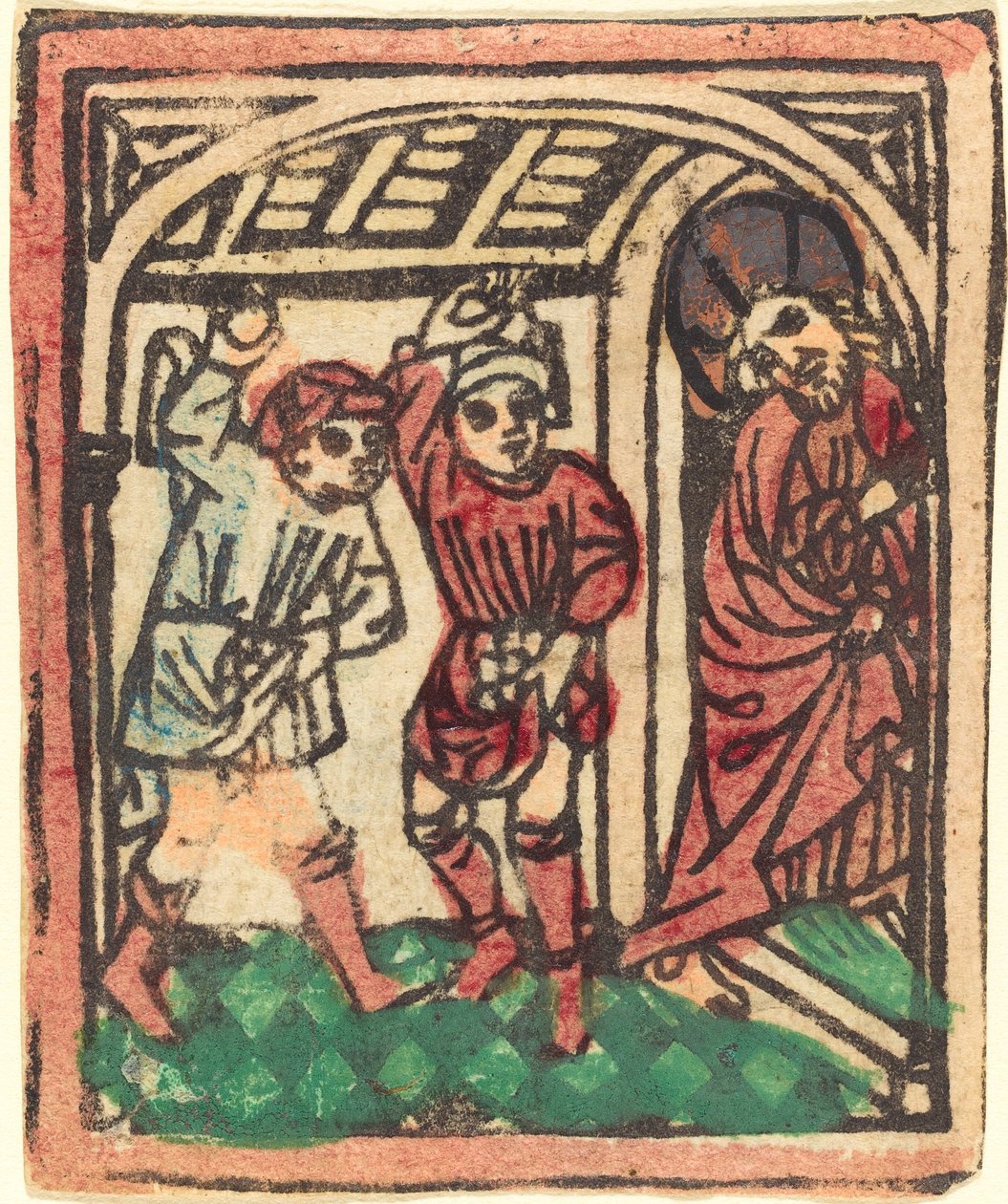Kristuksen kivittäminen tekijältä German 15th Century