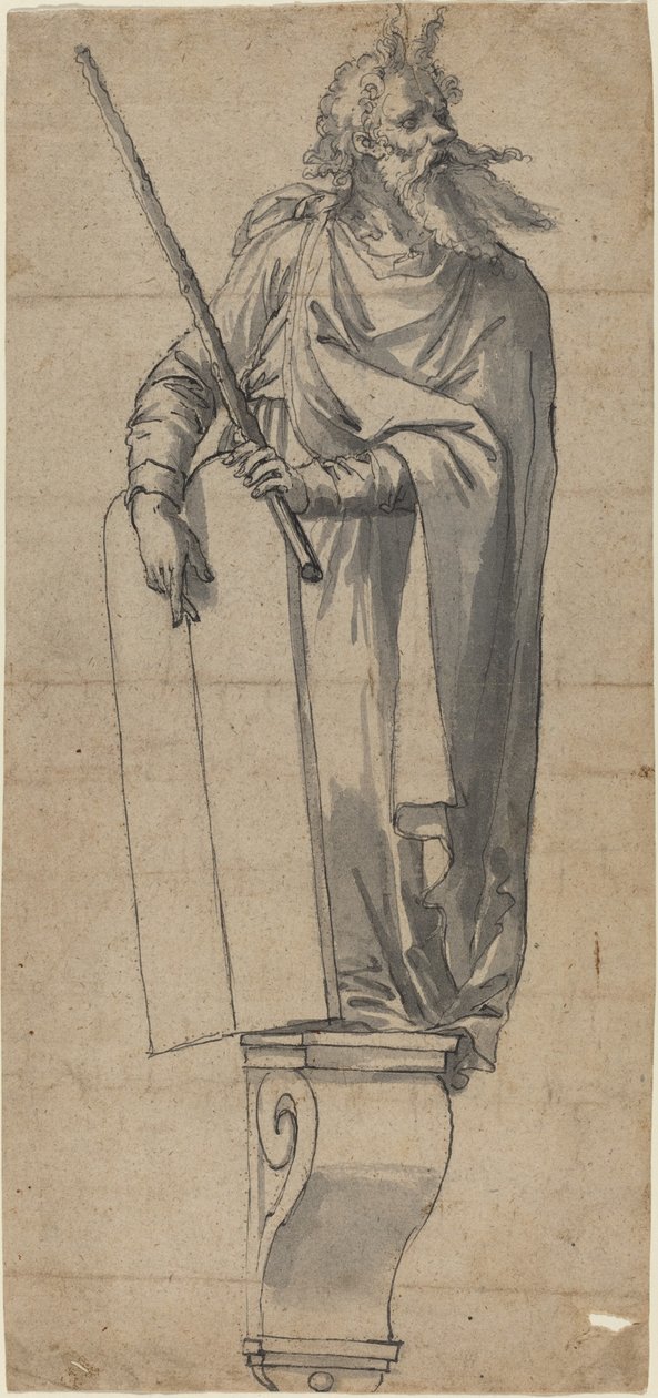 Mooseksen veistos tekijältä German 16th Century
