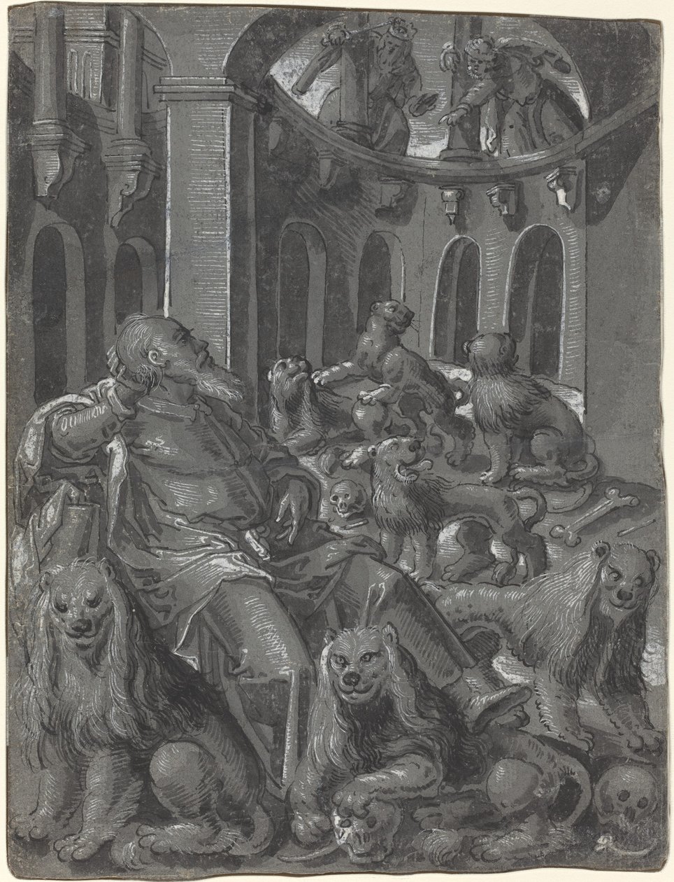 Daniel leijonien luolassa [suoraan] tekijältä German 16th Century