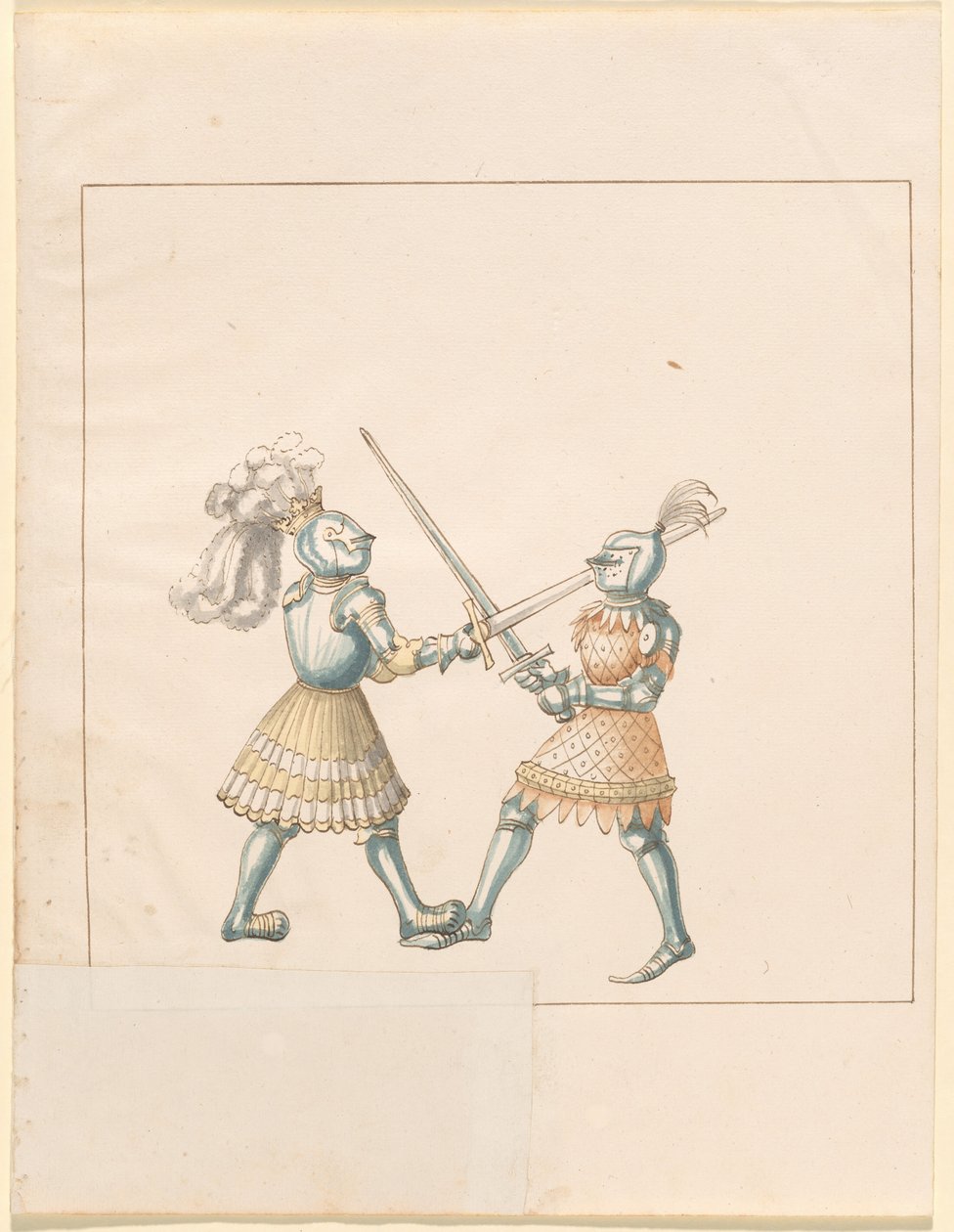 Freydal, The Book of Jousts and Tournament of Emperor Maximilian I: Combats on Foot (Jousts) (Nide III): Levy 158 tekijältä German 16th Century